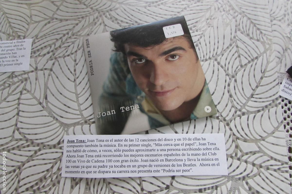 CD di Musica: JOAN TENA Podria ser peor CD SINGLE CADENA 100