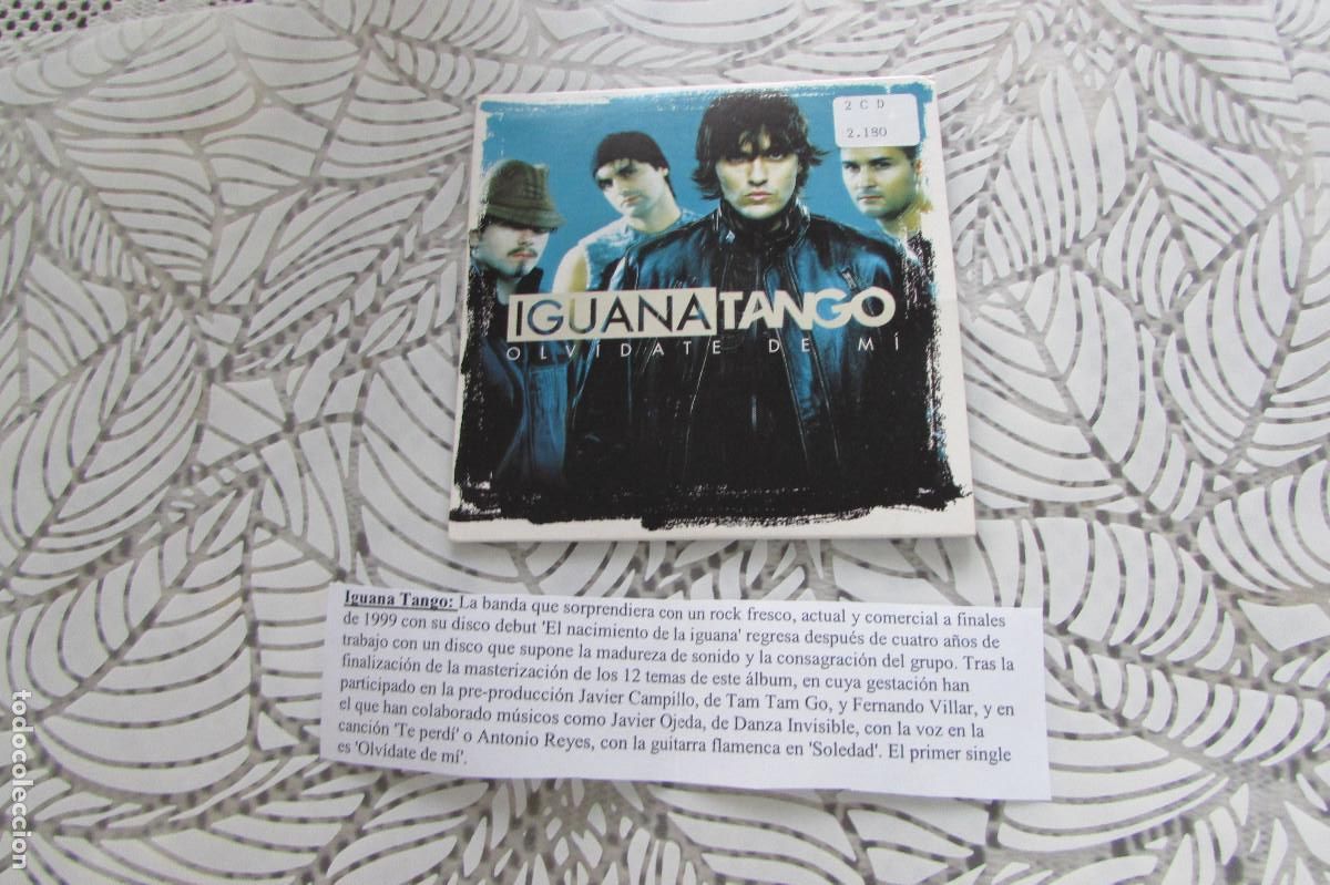 CDs de m&uacute;sica: Iguana Tango Olvidate de mi cd single CADENA 100 - Foto 1