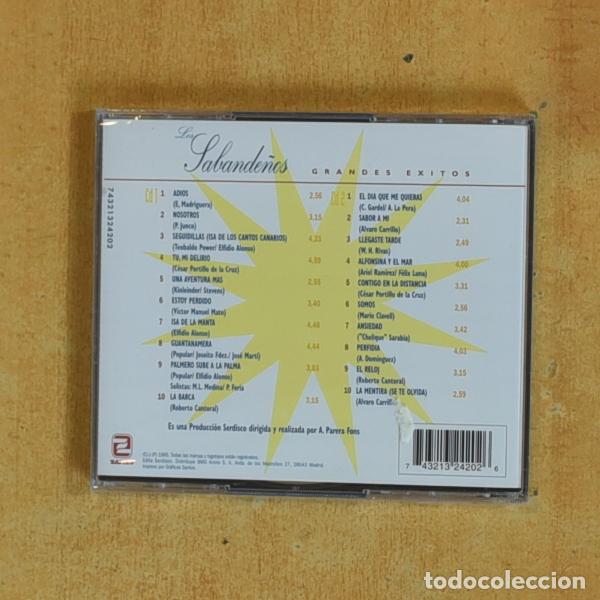 CDs de m&uacute;sica: LOS SABANDE&Ntilde;OS - GRANDES EXITOS - CD - Foto 2