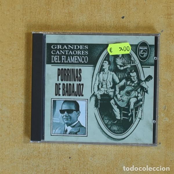 CDs de m&uacute;sica: PORRINAS DE BADAJOZ - GRANDES CANTAORES DEL FLAMENCO - CD