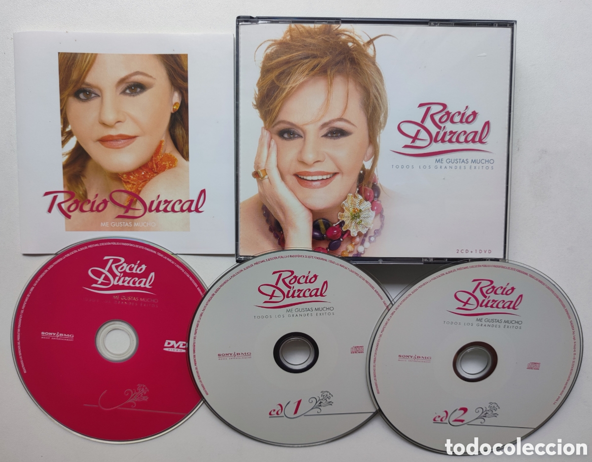 CDs de m&uacute;sica: DOBLE CD + DVD - ROC&Iacute;O DURCAL / ME GUSTAS MUCHO - 2005 BMG MUSIC SPAIN / EXCELENTE ESTADO