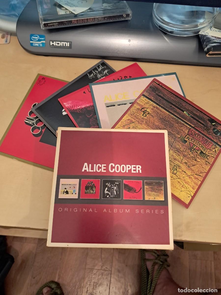 CDs de m&uacute;sica: Alice Cooper , Original &Aacute;lbum Series , 5xCD 2012 , Buen estado. Hard Rock Glam Heavy Metal