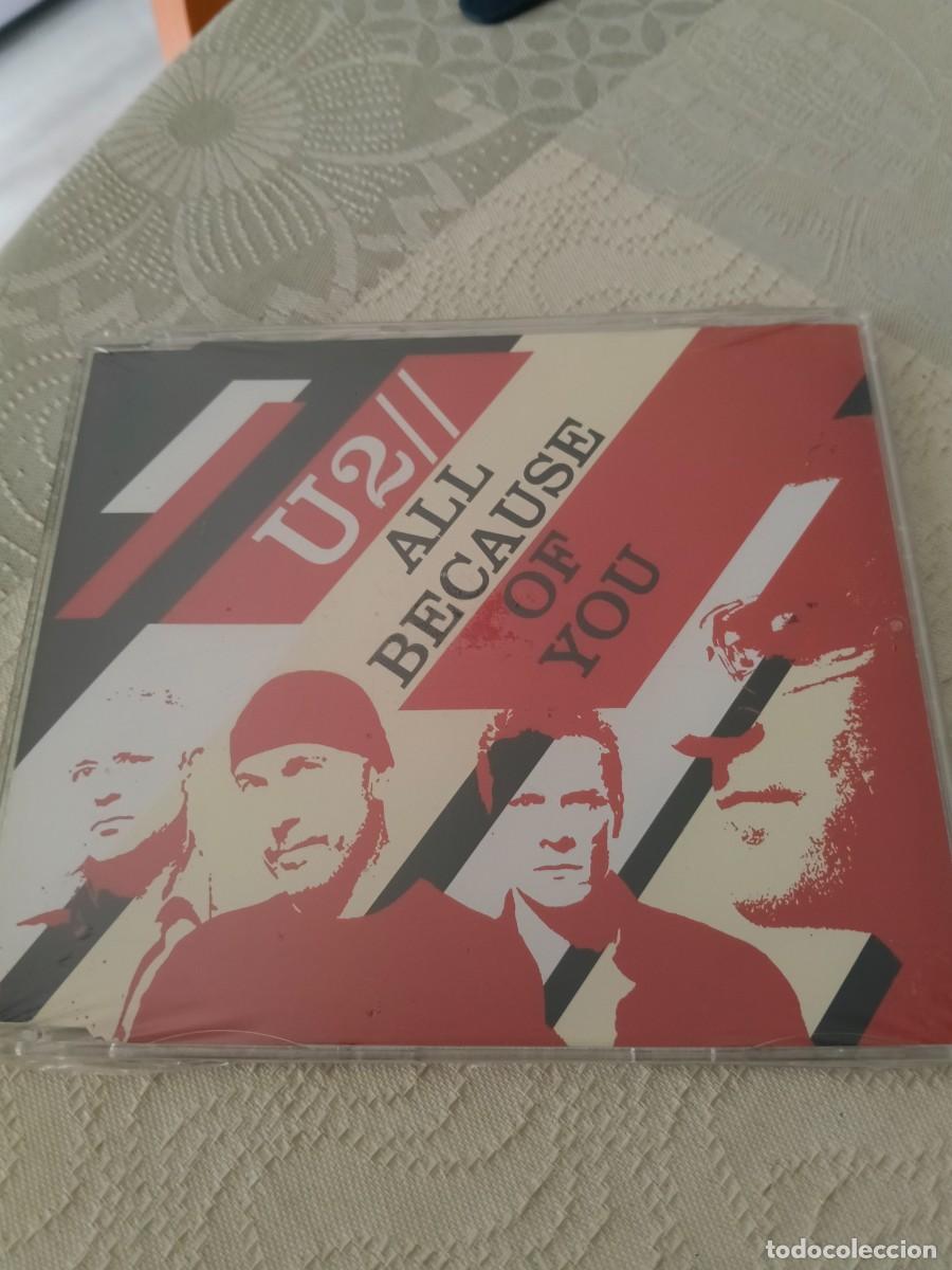 CDs de m&uacute;sica: RAR SINGLE CD. U2. ALL BECAUSE OF YOU. SEALED. MINT.