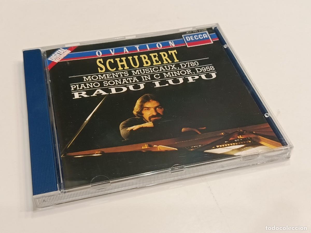 Musik-CDs: OVATION SCHUBERT - MOMENTS MUSICAUX D780 & PIANO SONATA D958 - RADU LUPU - DECCA CD 417 785-2 - NEW