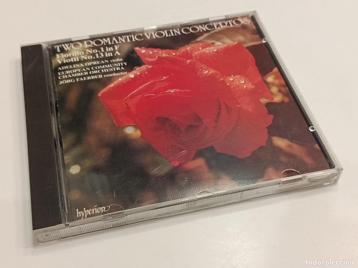 Musik-CDs: TWO ROMANTIC VIOLIN CONCERTOS 1 & 13 - FIORILLO & VIOTTI - FAERBER - HYPERION CD CDA66210 (1986) NEW