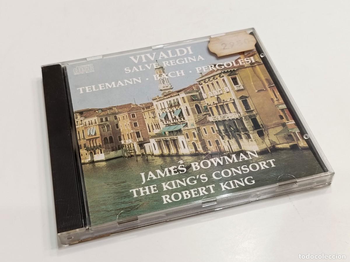 CD de M&uacute;sica: VIVALDI - SALVE REGINA - TELEMANN BACH PERGOLESI - BOWMAN - THE KING&acute;S CONSORT MERIDIAN CD CDE 84138