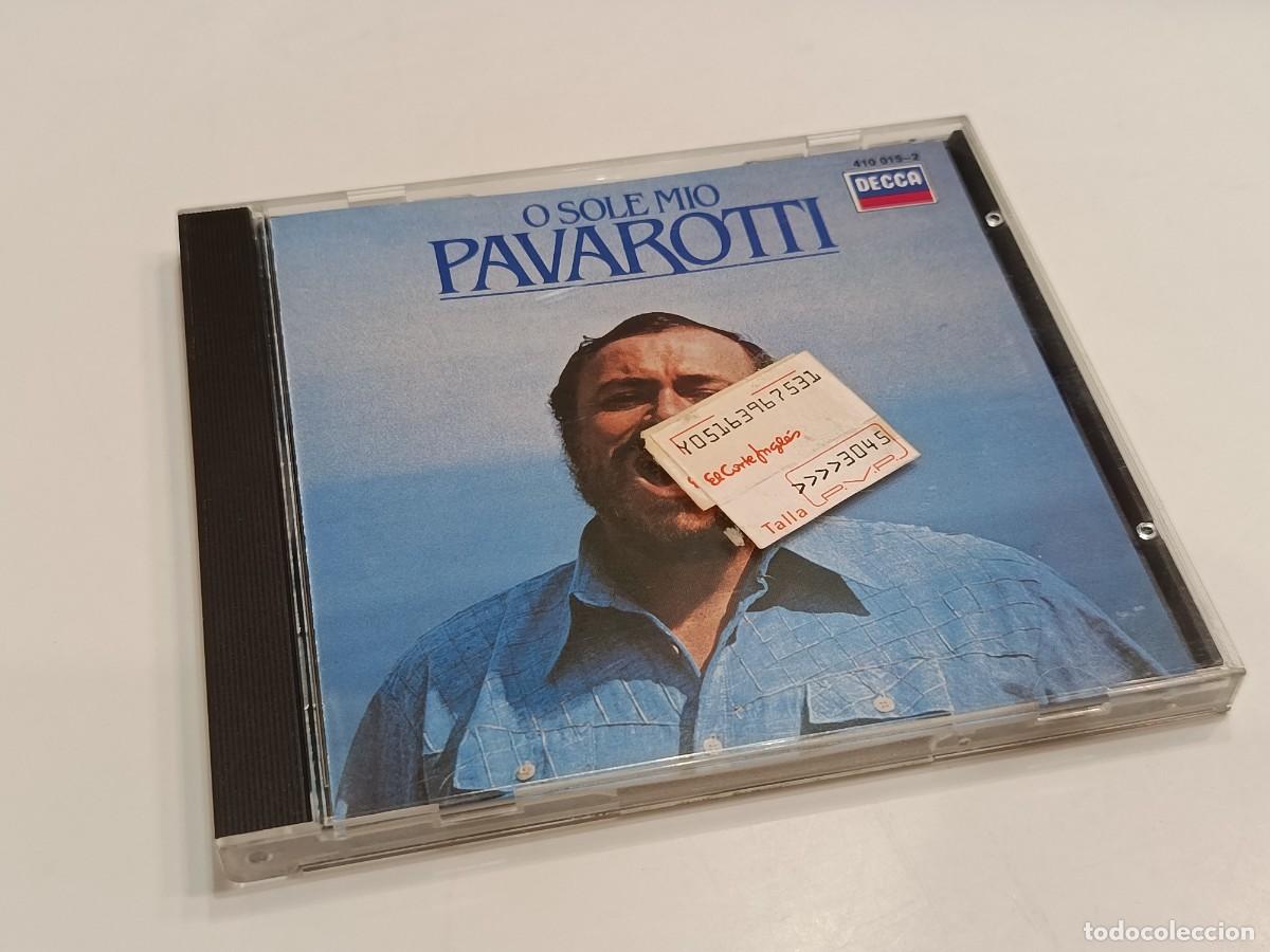 CDs de m&uacute;sica: O SOLE MIO - FAVOURITE NEAPOLITAN SONGS - LUCIANO PAVAROTTI - CHIARAMELLO - DECCA CD 410 015-2 - NEW