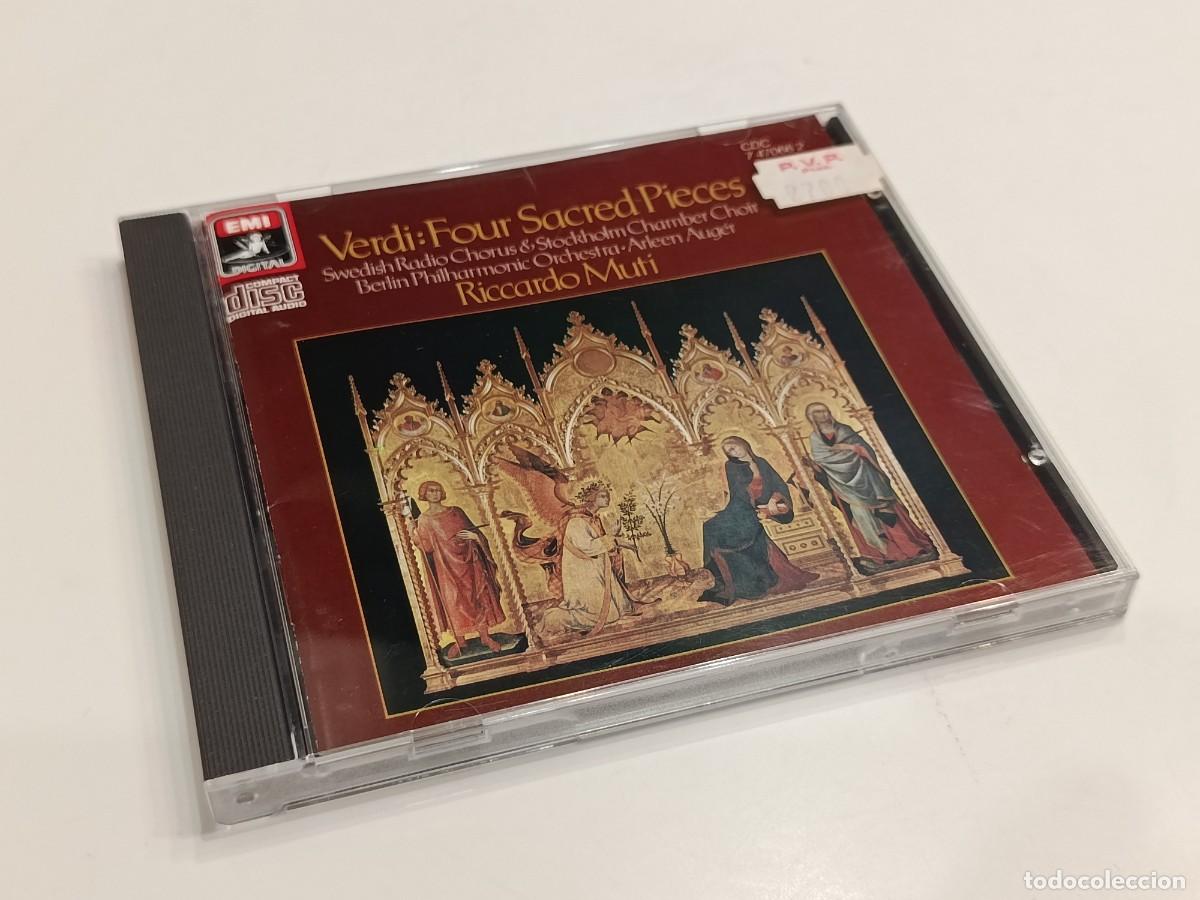 CDs de m&uacute;sica: GIUSEPPE VERDI - FOUR SACRED PIECES - ARLEEN AUGER- RICARDO MUTI - EMI JAPAN CD CDC 7 47066 2 - NEW