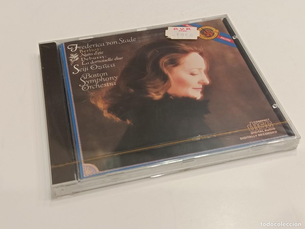CDs de m&uacute;sica: FREDERICA VON STADE - BERLIOZ & DEBUSSY - SEIJI OZAWA - CBS MASTERWORKS CD MK 39098 - PRECINTADO