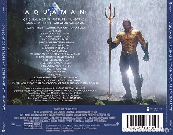 CDs de m&uacute;sica: Rupert Gregson-Williams &ndash; Aquaman - Foto 3