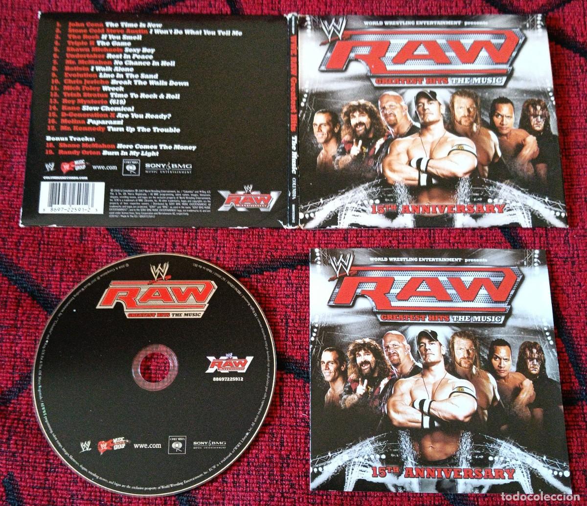 CDs de m&uacute;sica: WWE RAW GREATEST HITS ** The Music 15th Anniversary ** CD 2008
