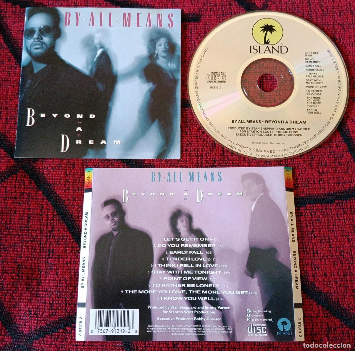 CDs de m&uacute;sica: BY ALL MEANS ** Beyond A Dream ** CD 1989 USA
