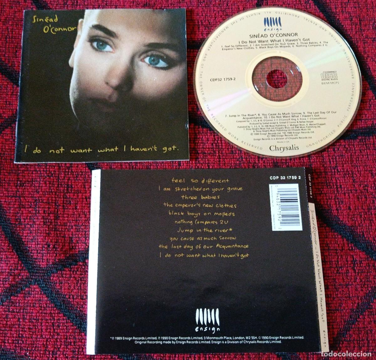 CDs de m&uacute;sica: SINEAD O'CONNOR ** I Do Not Want What I Haven't Got ** CD 1990 UK