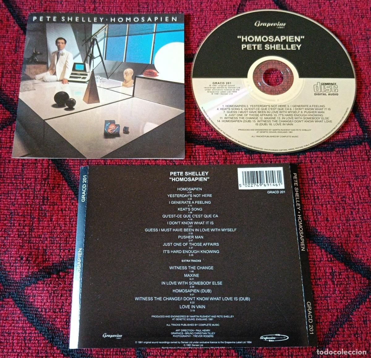 CDs de m&uacute;sica: PETE SHELLEY ** Homosapien ** CD ORIGINAL UK