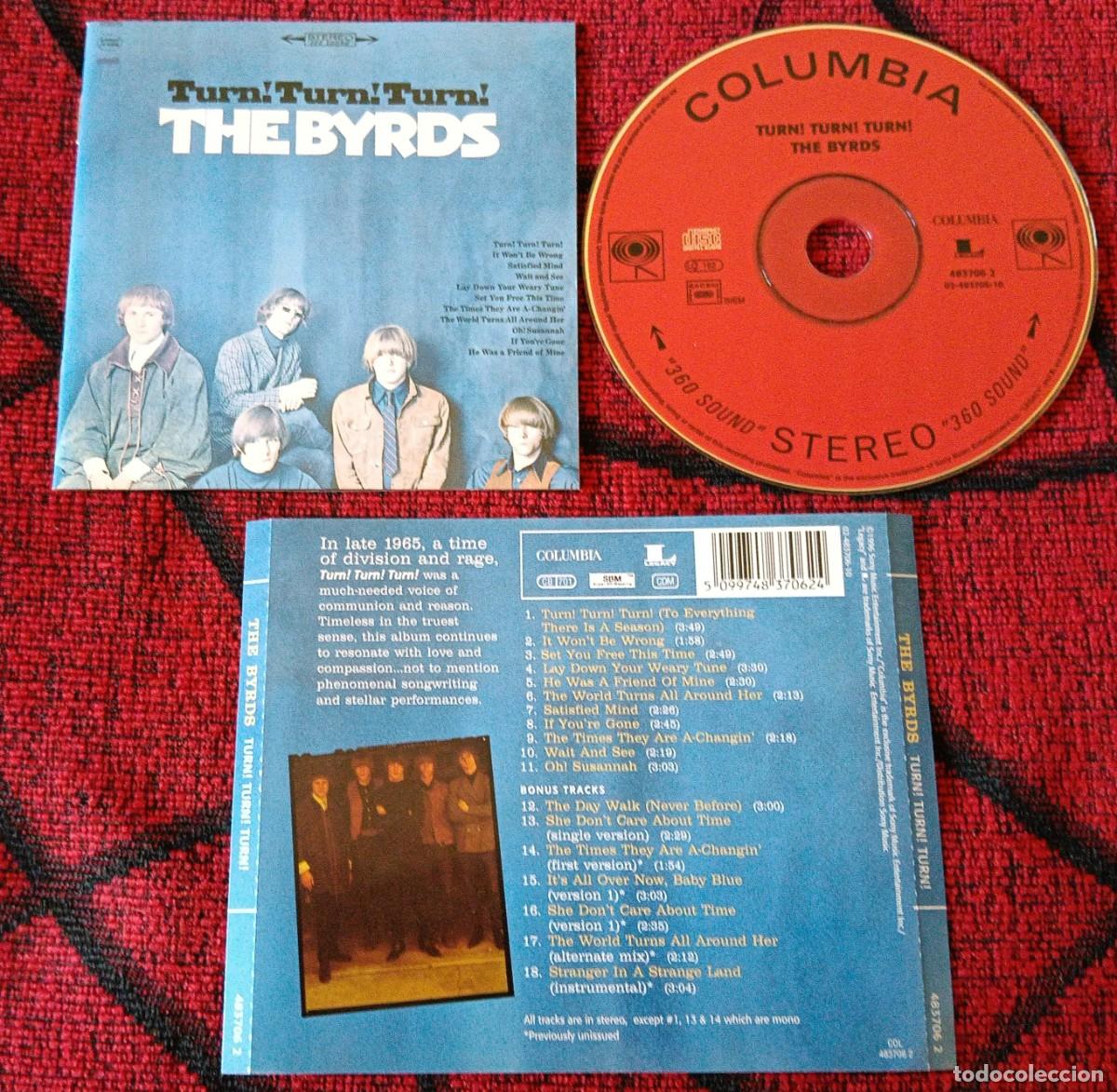 CDs de m&uacute;sica: THE BYRDS ** Turn! Turn! Turn! ** CD REEDICION 1996
