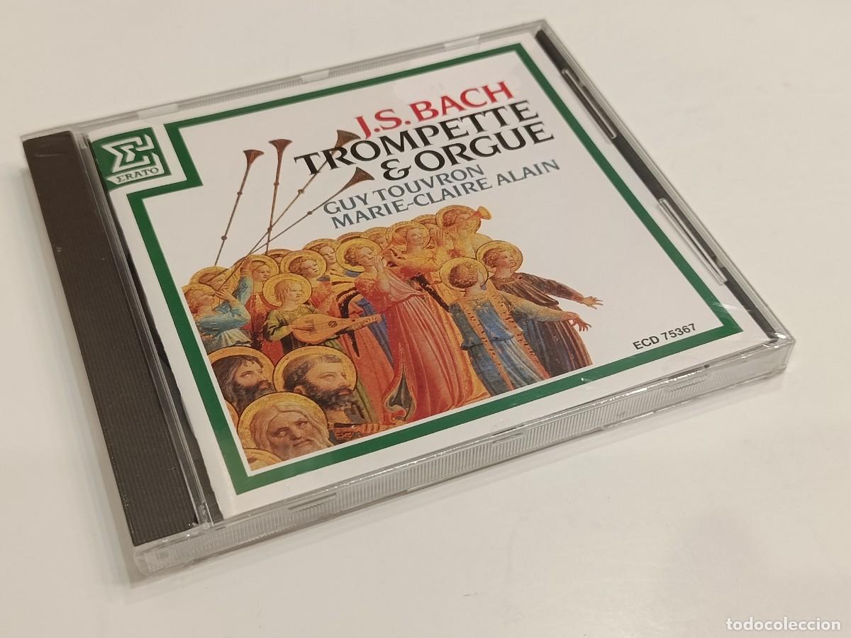 CD de M&uacute;sica: BACH - TROMPETTE ET ORGUE - MARIE-CLAIRE ALAIN & GUY TOUVRON - ERATO CD ECD 75367 (1988) -PRECINTADO