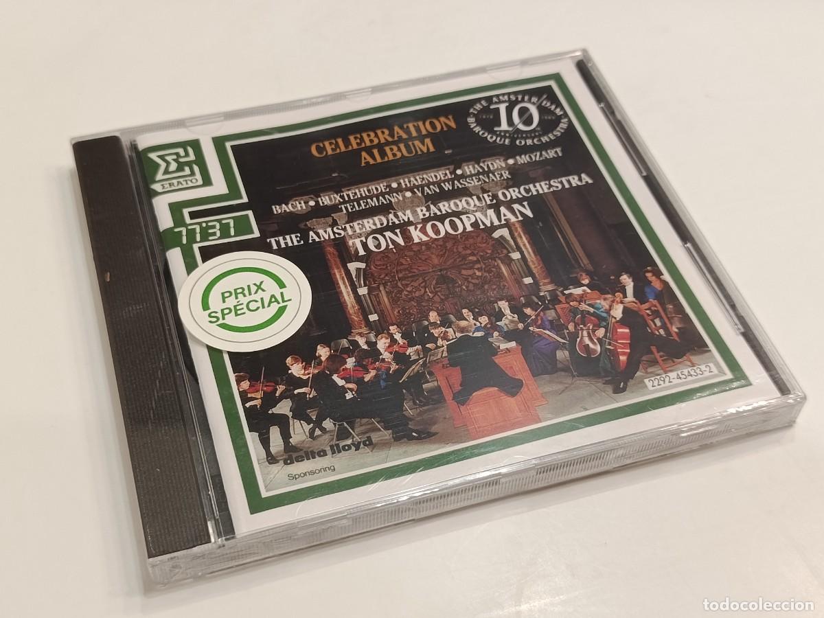CD de M&uacute;sica: THE AMSTERDAM BARROQUE ORCHESTRA - TON KOOPMAN - CELEBRATION ALBUM - ERATO 2292-45433-2 (1990) - NEW