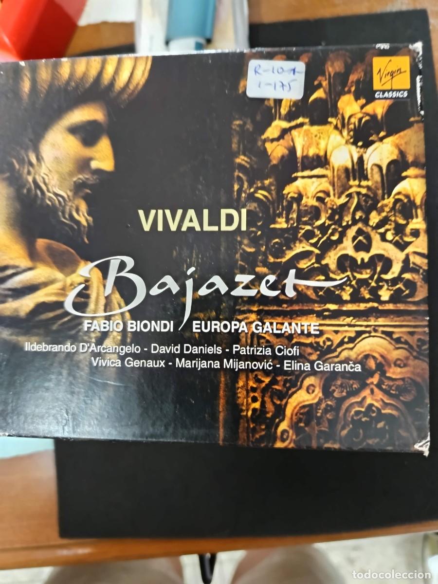 CDs de m&uacute;sica: 2CD CON LIBRETTO. VIVALDI: BAJAZET. DIR: FABIO BIONDI: INT&Eacute;RP: D'ARCANGELO, DANIELS, CIOFI. GENAUX,