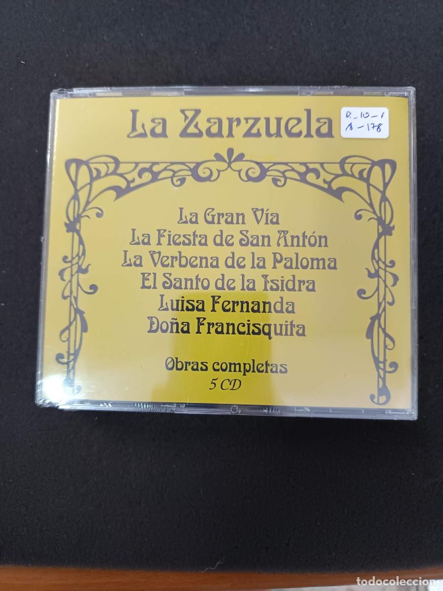 Music CDs: CAJA 5 CD. LA ZARZUELA: LA GRAN V&Iacute;A, LA FIESTA DE SAN ANT&Oacute;N, LA VERBENA DE LA PALOMA, EL SANTO DE L
