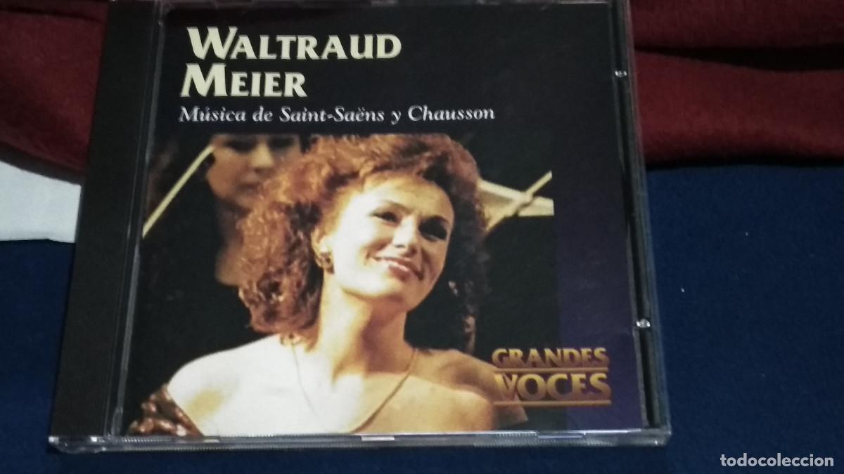 CDs de m&uacute;sica: GRANDES VOCES WALTRAUD MEIER MUSICA DE SANT-SA&Euml;NS Y CHAUSSON - CD 1997 EMI ALTAYA