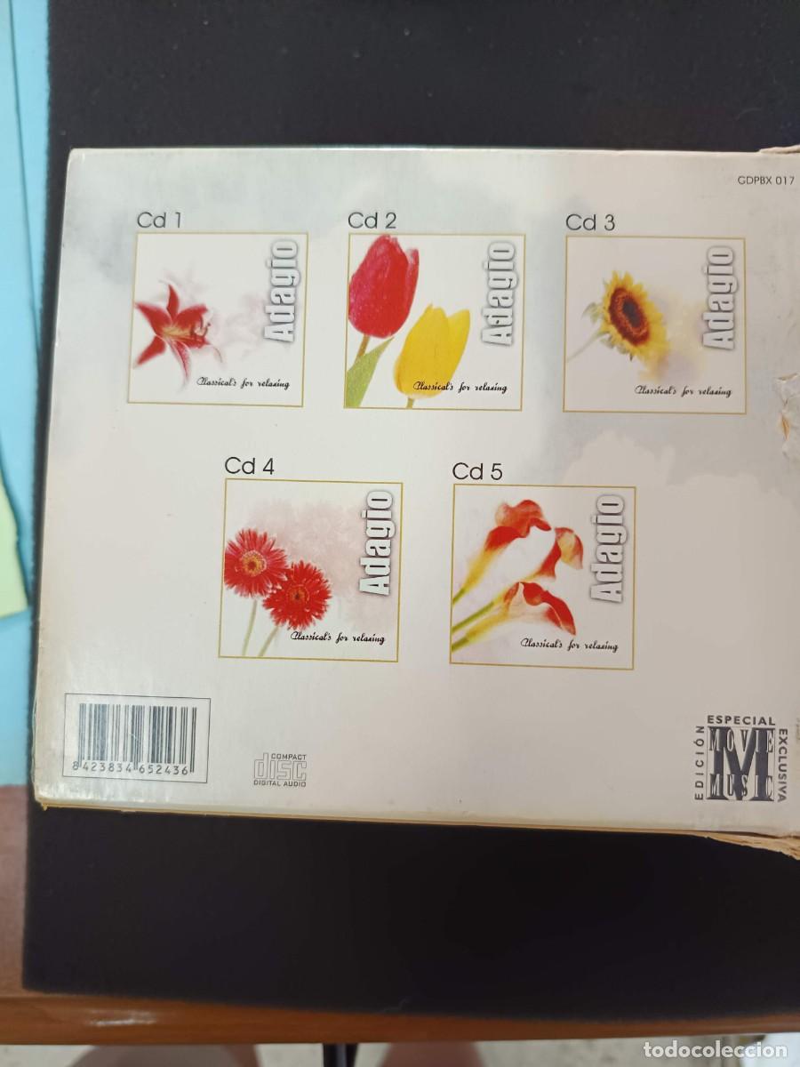 CDs de m&uacute;sica: ADAGIO. CLASSICALS FOR RELAXING. DIVERSOS TEMAS, COMPOSITORES E INT&Eacute;RPRETES - Foto 2