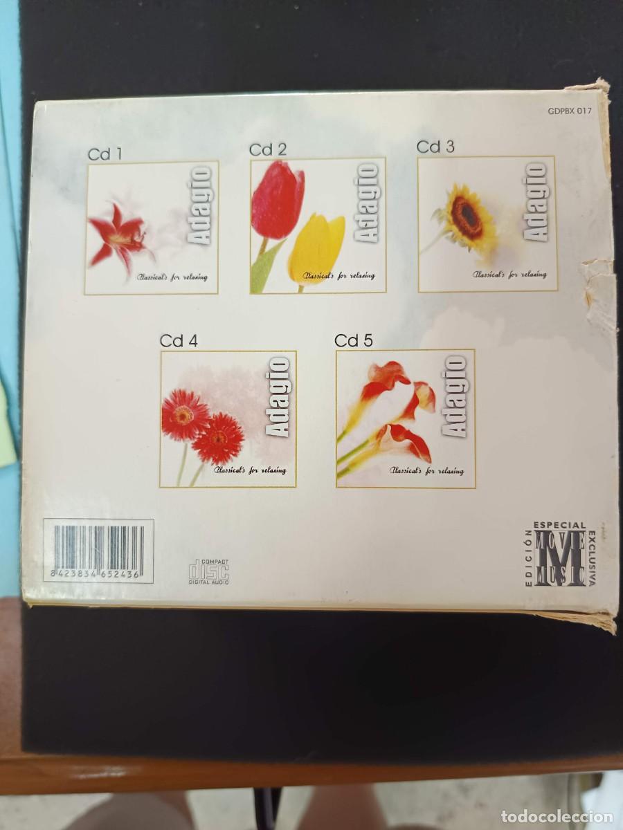 CDs de m&uacute;sica: ADAGIO. CLASSICALS FOR RELAXING. DIVERSOS TEMAS, COMPOSITORES E INT&Eacute;RPRETES - Foto 3