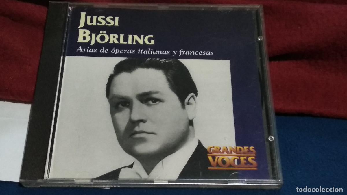 Music CDs: GRANDES VOCES -JUSSI BJORLING / ARIAS DE OPERAS ITALIANAS Y FRANCESAS - CD 1997 EMI ALTAYA
