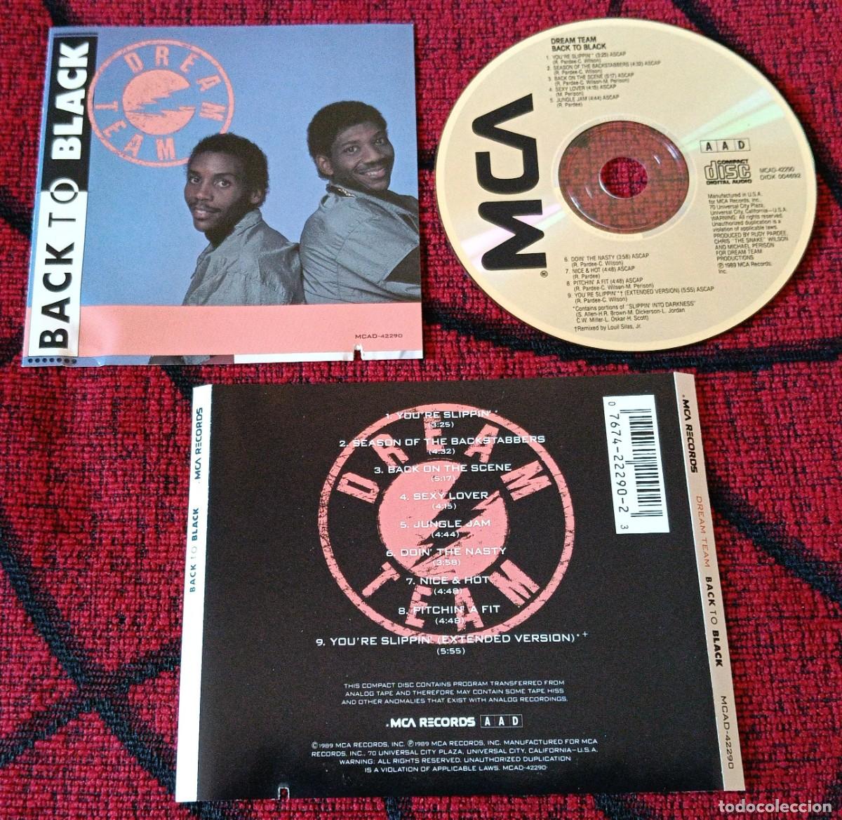 CDs de m&uacute;sica: DREAM TEAM ** Back To Black ** CD 1989 USA