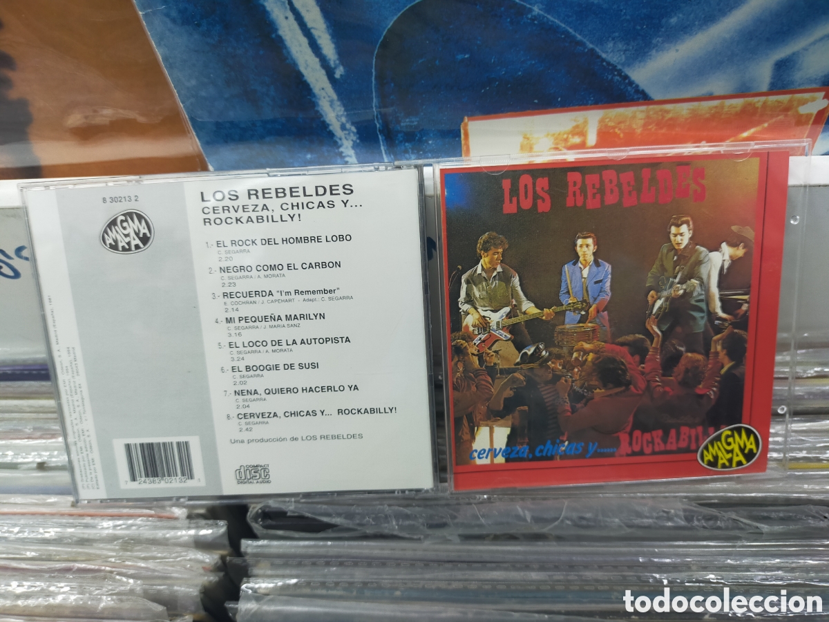 Music CDs: Los rebeldes cd cerveza,chicas y ... rockabilly 1994 amalgama