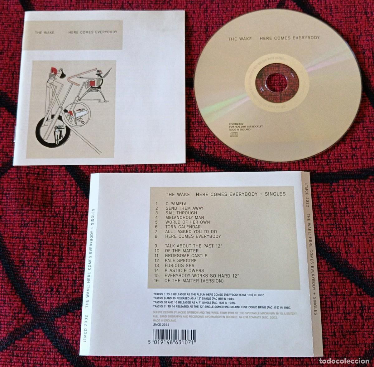 CDs de m&uacute;sica: THE WAKE ** Here Comes Everybody + Singles ** CD 2002 UK - Foto 1