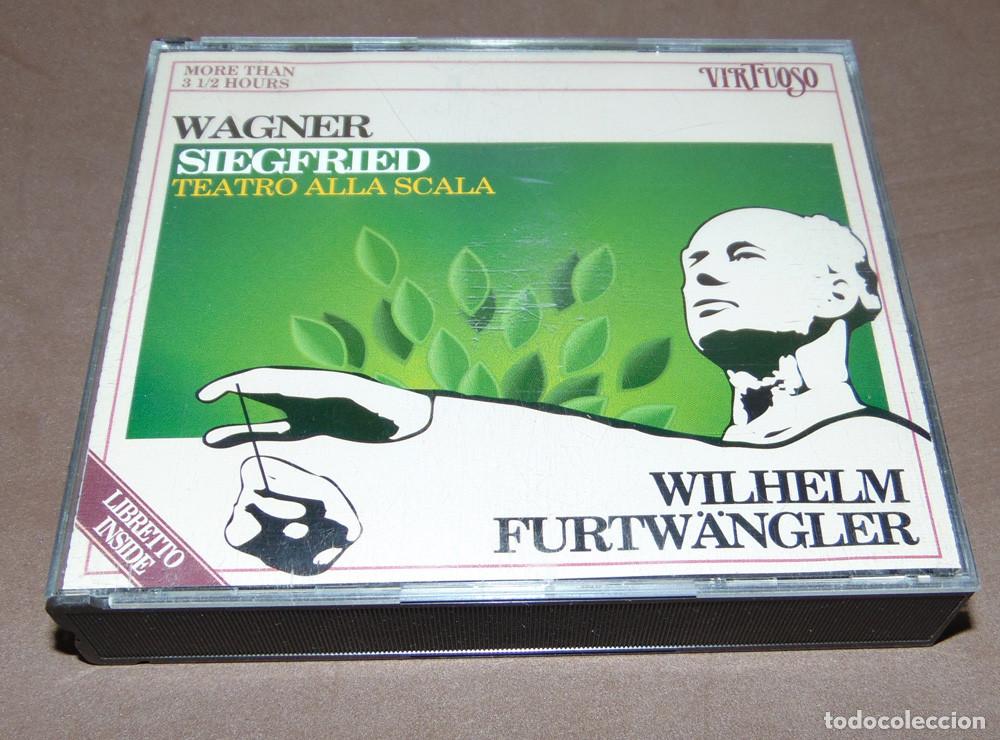 Music CDs: WAGNER - SIEGFRIED - WILHELM FURTW&Auml;NGLER - CON LIBRETO - 4 CD SET - TEATRO ALLA SCALA - HOLLAND