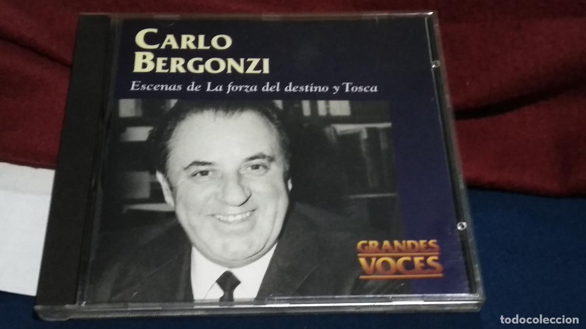 CDs de m&uacute;sica: GRANDES VOCES - CARLO BERGONZI / ESCENAS DE LA FORZA DEL DESTINO Y TOSCA - CD 1997 EMI ALTAYA