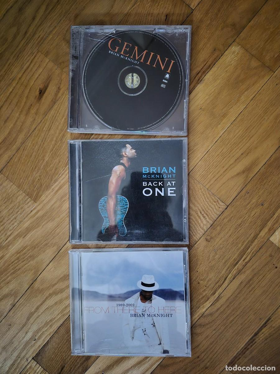 CDs de m&uacute;sica: lote 3 CD Brian McKnight, Gemini - Back at One - From there to here