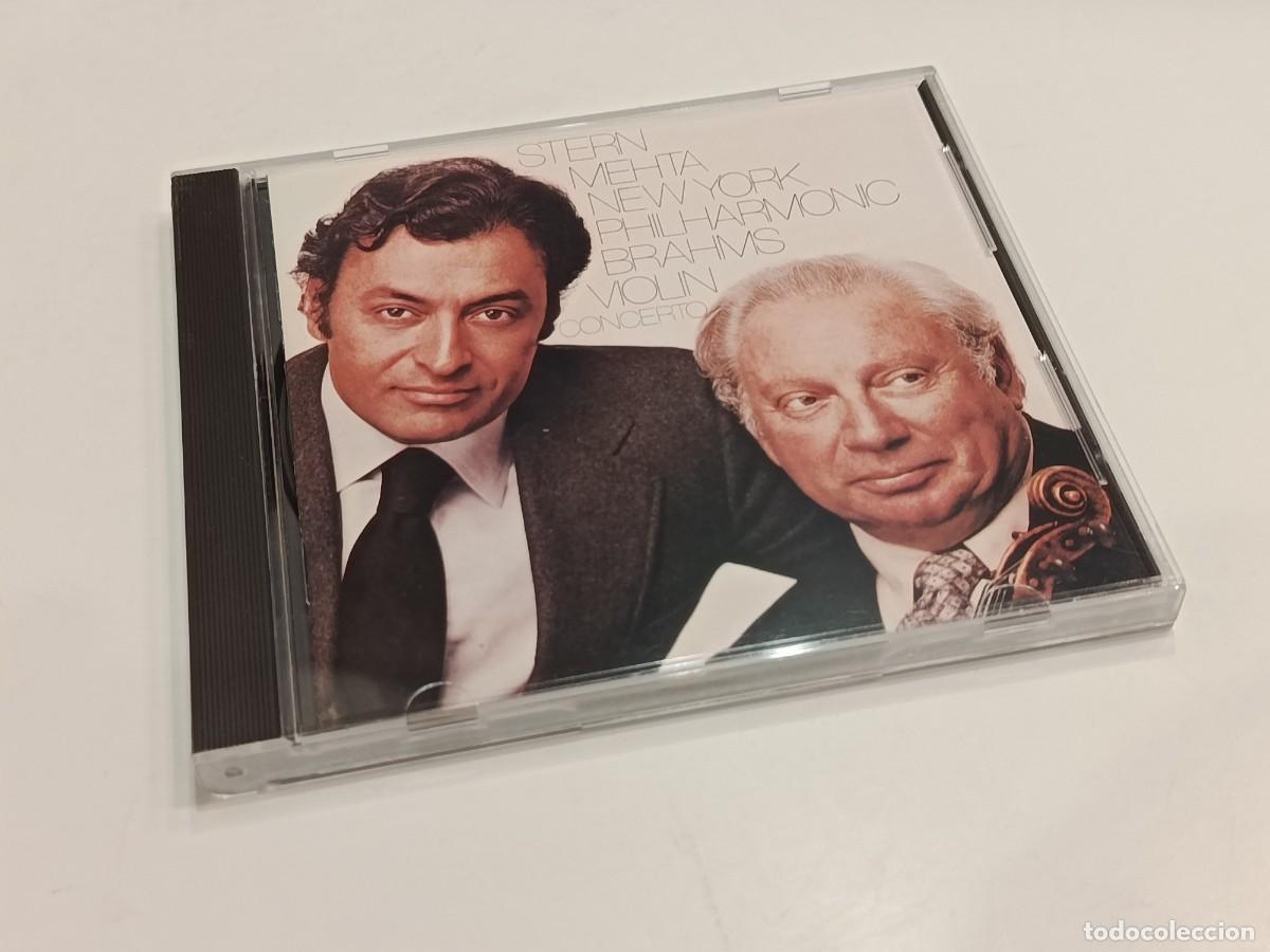 CD de M&uacute;sica: BRAHMS - VIOLIN CONCERTO - ISAAK STERN - ZUBIN MEHTA - CBS / SONY JAPAN CD 35DC 108 (1983) - NUEVO
