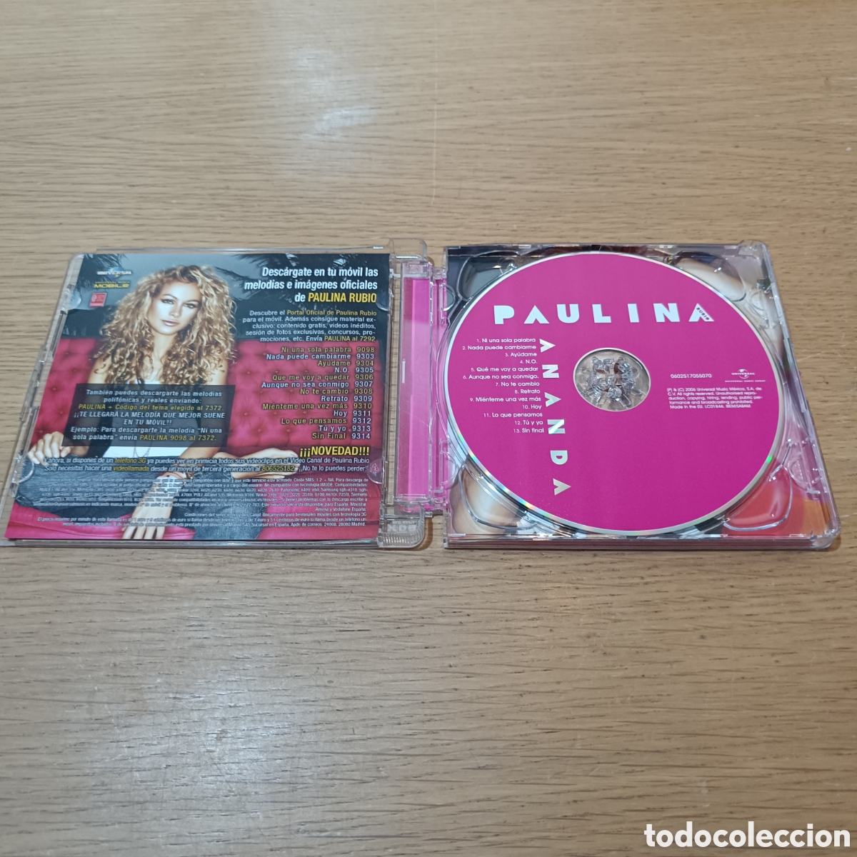 CDs de m&uacute;sica: Paulina Rubio CD Ananda - Foto 3