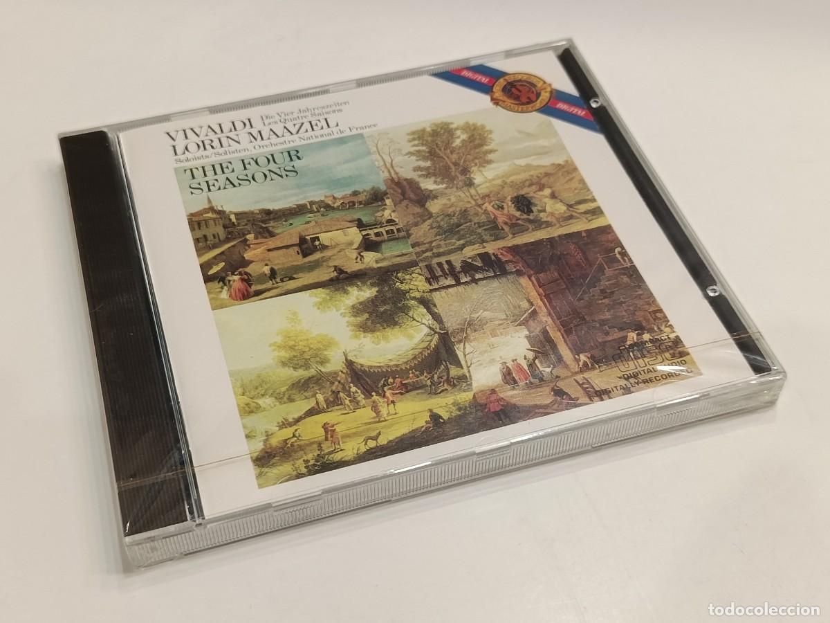 CD de M&uacute;sica: VIVALDI - THE FOUR SEASONS - LORIN MAAZEL - ORCHESTRE NATIONAL DE FRANCE- CBS CD MK 39008 PRECINTADO