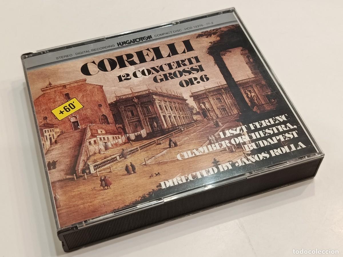 CD de M&uacute;sica: ARCANGELO CORELLI - 12 CONCERTI GROSSI OP.6 - JANOS ROLLA - HUNGAROTON 2 CD HCD 12376-77-2 - NUEVO