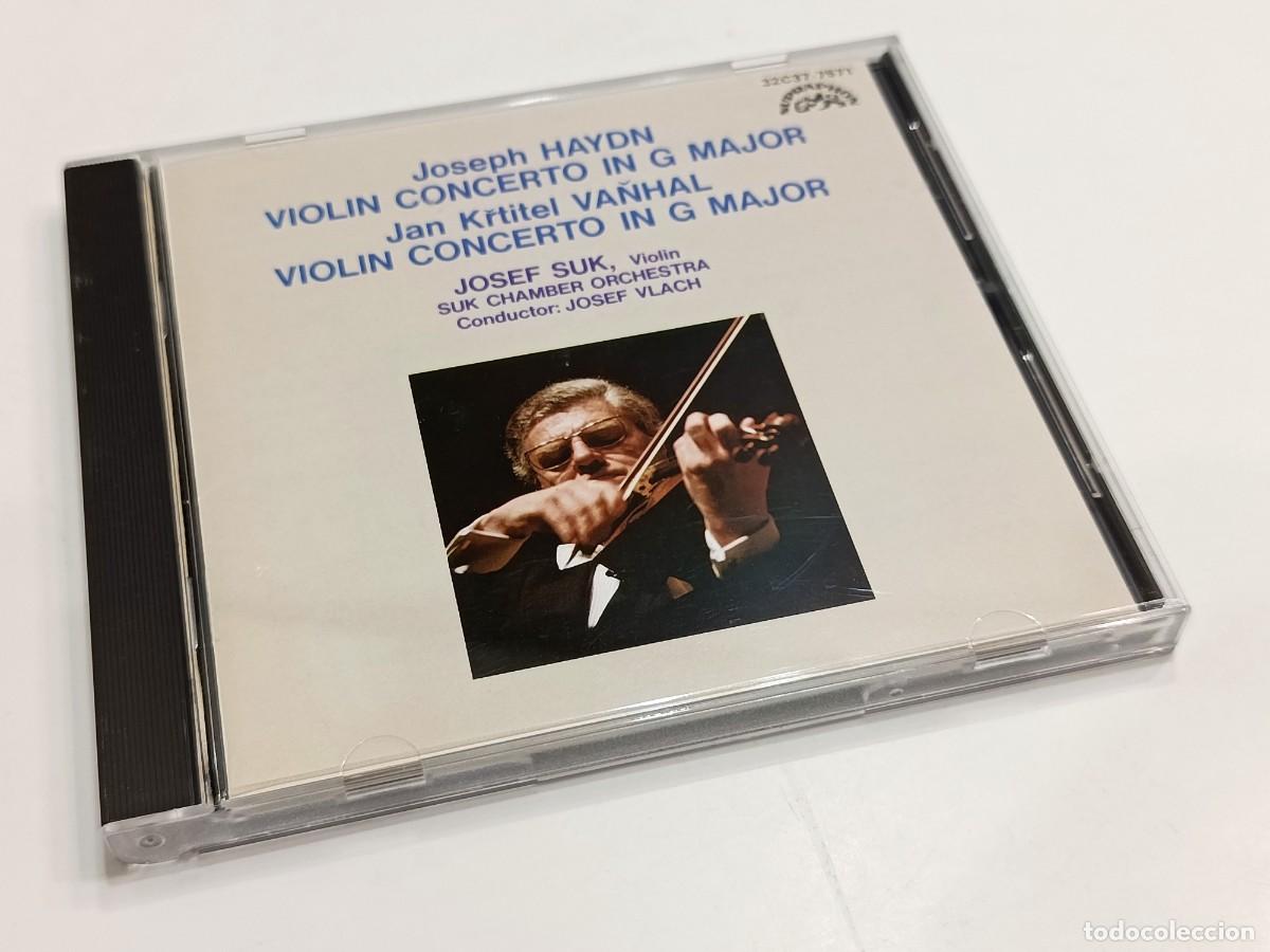 CD de M&uacute;sica: JOSEPH HAYDN & JAN KRTITEL VANHAL - VIOLIN CONCERTO IN G MAJOR - SUK - SUPRAPHON JAPAN CD 32C37-7571