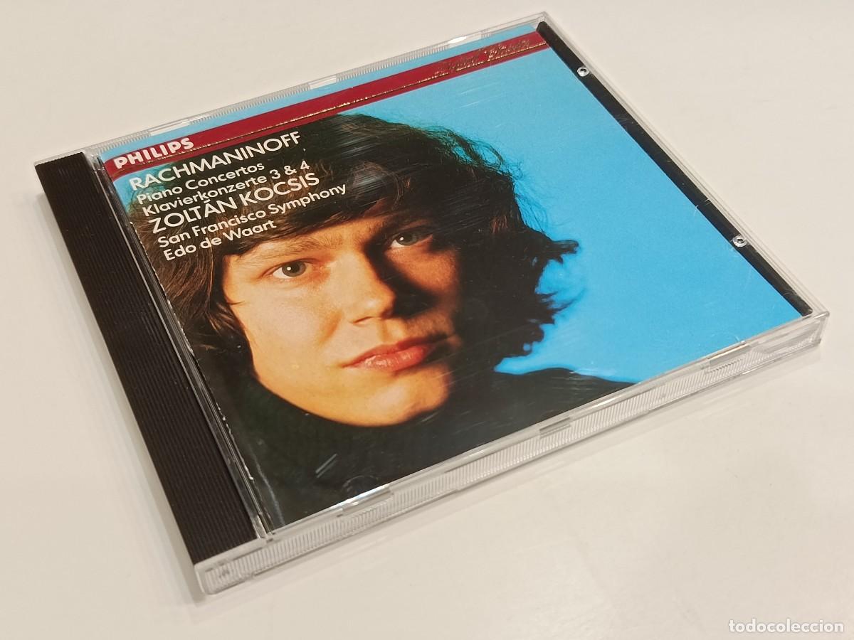 CD de M&uacute;sica: SERGE RACHMANINOFF - PIANO CONCERTOS 3 & 4 - ZOLTAN KOCSIS - PHILIPS CD 411 475-2 (1985) - NUEVO