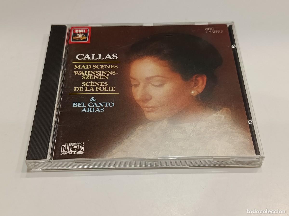 Music CDs: MARIA CALLAS - MAD SCENES AND BEL CANTO ARIAS - EMI ANGEL RECORDS CD CDC 7 47283 2 (1985) - NUEVO