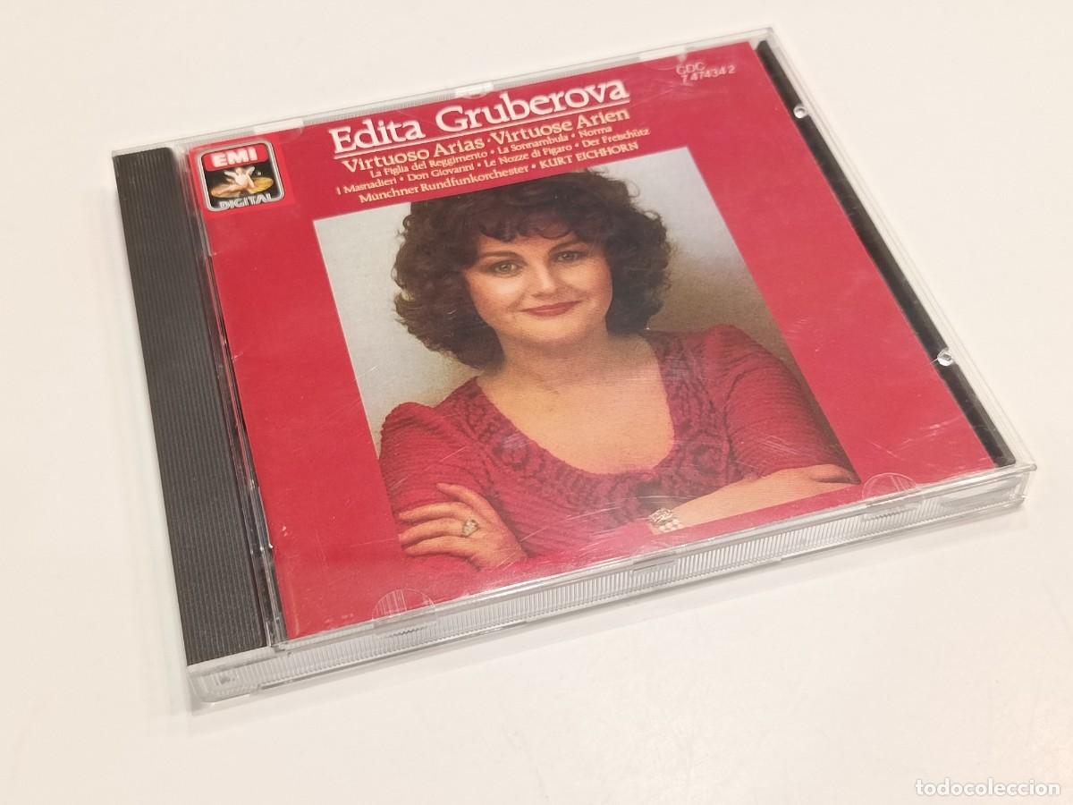 CD de M&uacute;sica: EDITA GRUBEROVA - VIRTUOSO ARIAS -K. EICHHORN - EMI ANGEL RECORDS CD CDC 7 47434 2 (1985) - NUEVO
