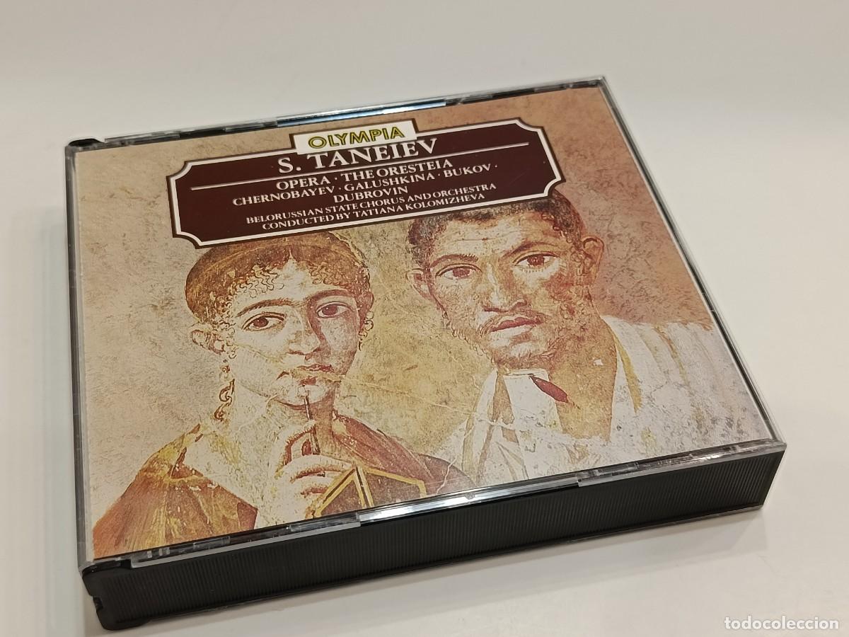 Musik-CDs: S. TANEIEV - OPERA THE ORESTEIA - TATIANA KOLOMIZHEVA - OLYMPIA CD OCD 195A+B (1988) - NUEVO