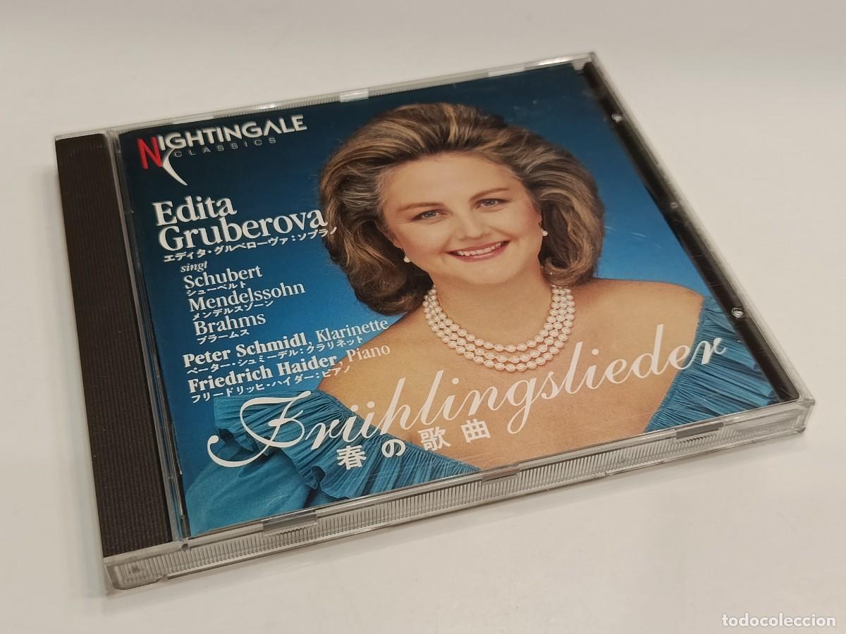 CDs de m&uacute;sica: EDITA GRUBEROVA - FRUHLINGSLIEDER - SHUBERT MENDELSSOHN BRAHMS - NIGHTINGALE CLASSICS CD NC070860-2