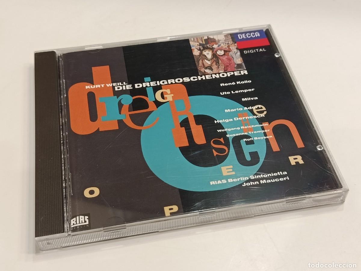 Musik-CDs: KURT WEILL - DIE DREIGROSCHENOPER - JOHN MAUCERI - DECCA CD 430 075-2 DH (1990) - NUEVO