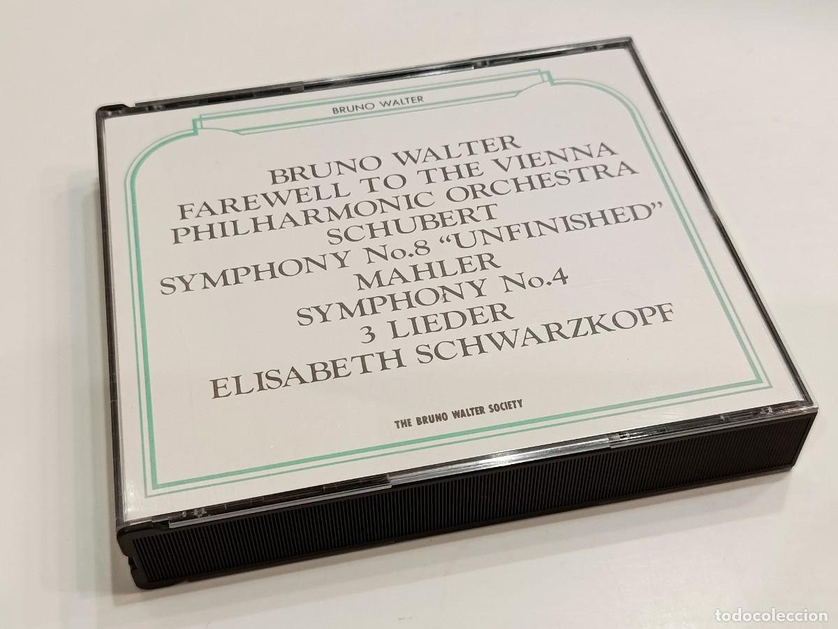 CDs de m&uacute;sica: BRUNO WALTER - FAREWELL TO THE VIENNA - SCHUBERT MAHLER - BRUNO WALTER SOCIETY 2 CD CD-705 (2) - NEW
