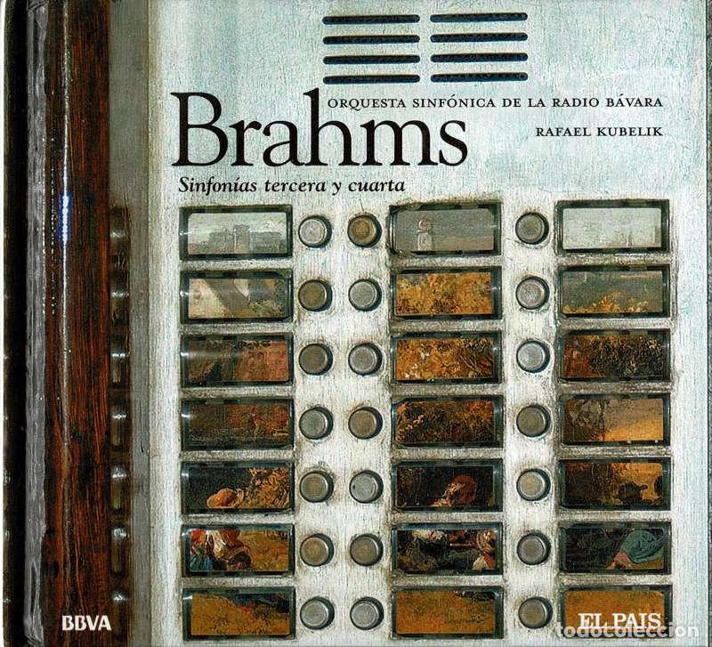 CDs de m&uacute;sica: Brahms, Rafael Kubelik, Orquesta Sinf&oacute;nica De La Radio B&aacute;vara - Sinfon&iacute;as Tercera Y Cuarta. CD