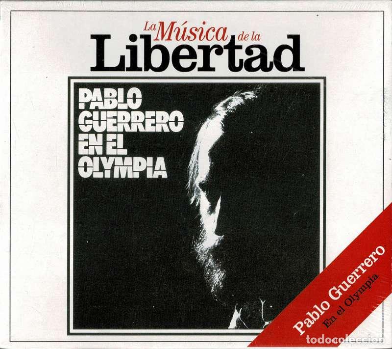 CDs de m&uacute;sica: Pablo Guerrero - En el Olympia. La M&uacute;sica de la Libertad. CD (precintado)