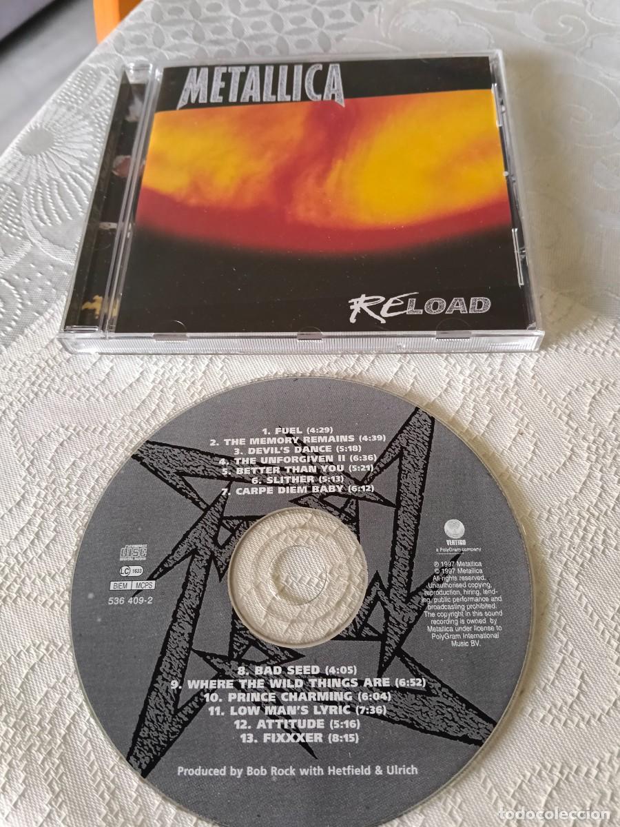 CDs de m&uacute;sica: RAR CD METALLICA. RELOAD
