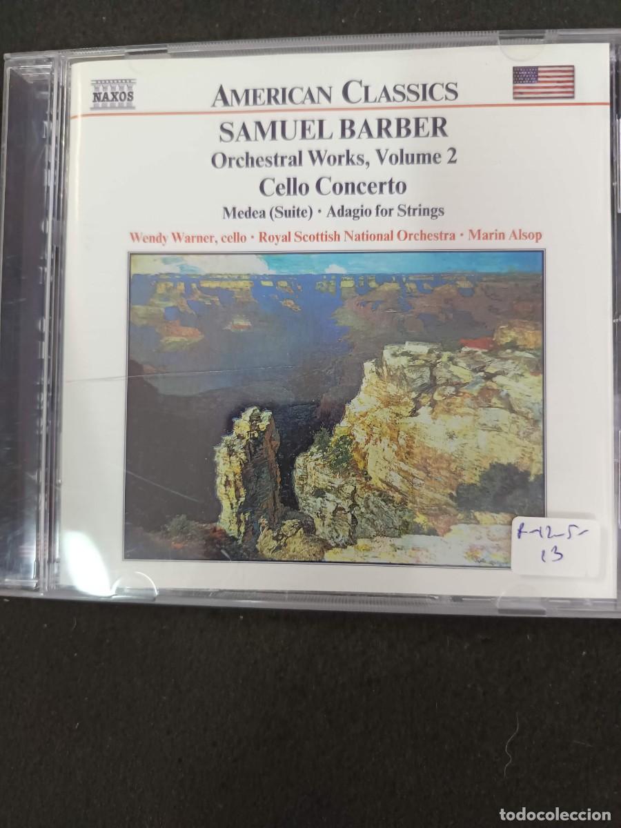 CDs de m&uacute;sica: SAMUEL BARBER: ORCHESTRAL WORKS, VOLUME 2: CELLO CONCERTO / MEDEA (SUITE) / ADAGIO FOR STRINGS