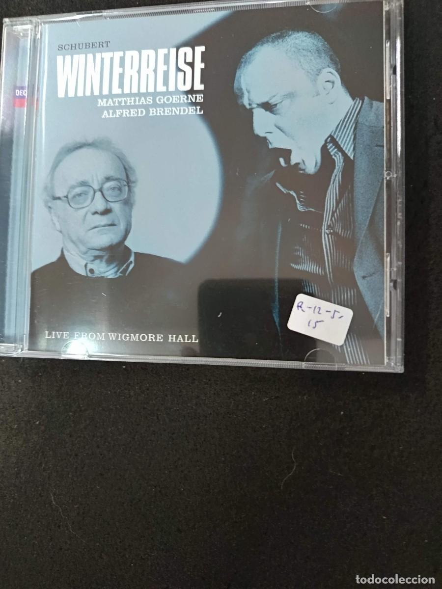 CDs de m&uacute;sica: SCHUBERT: WINTERREISE. BAR&Iacute;TONO: MATTHIAS GOERNE. PIANO: ALFRED BRENDEL. LIVE AT WIGMORE HALL